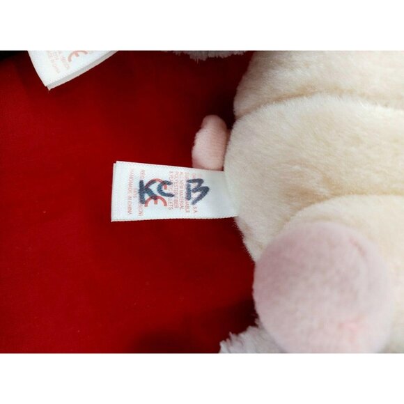 TY Beanie Boo Lot of 4 Plush 6" VelveTy Piggley Igloo Cutie Pie Rocco Panda Eyes - Picture 6 of 6